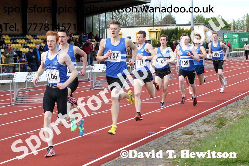 Jimmy Hedley 800 metres, North East Grand Prix, Monkton Stadium, Jarrow. Photo: David T. Hewitson/Sports for All Pics